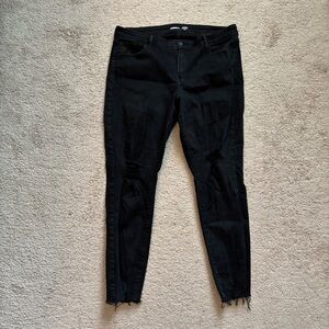 Old Navy Black Rockstar Super Skinny Jeans